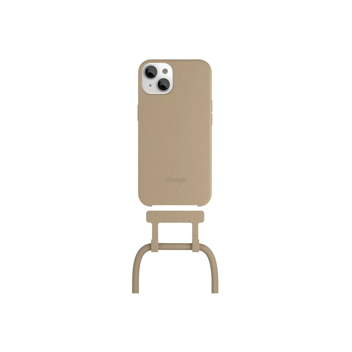 Husa de protectie Woodcessories Change Case pentru iPhone 14, Taupe - Image 3
