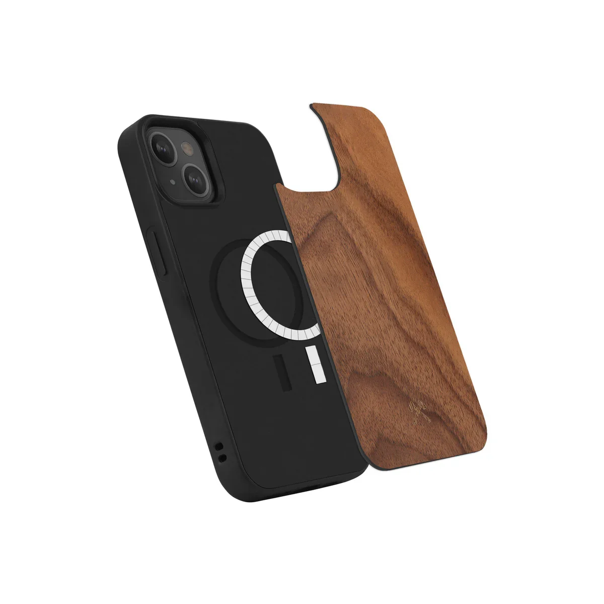 Husa de protectie Woodcessories cu MagSafe pentru iPhone 13, Walnut - Image 7
