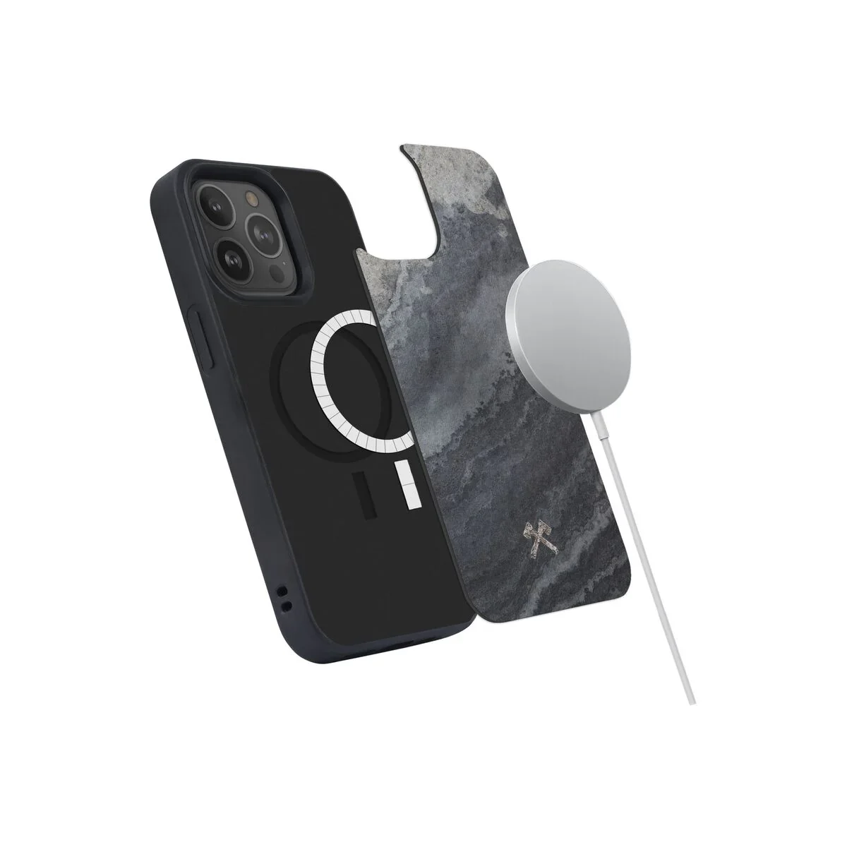 Husa de protectie Woodcessories cu MagSafe pentru iPhone 14 Pro Max, Negru - Image 4