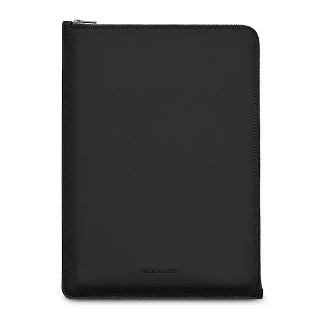 Husa de protectie Woolnut Coated pentru MacBook Pro (13" si 14"), MacBook Air 13", Negru