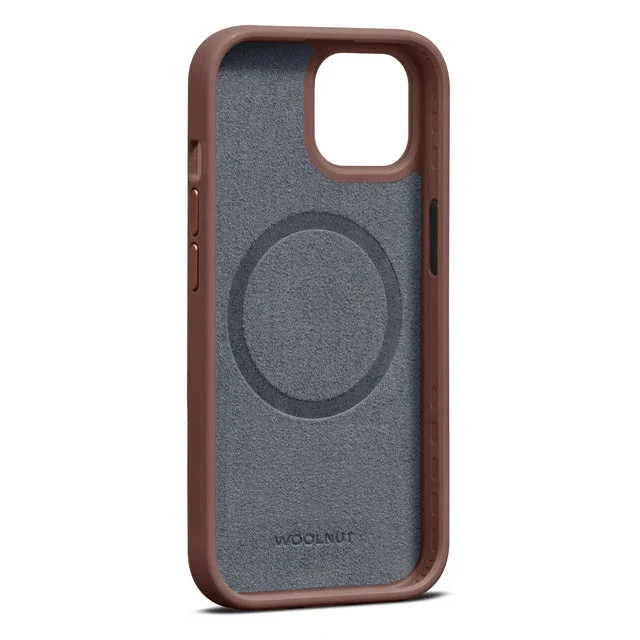 Husa de protectie Woolnut cu MagSafe pentru iPhone 15 Plus, Piele, Cognac - Image 3
