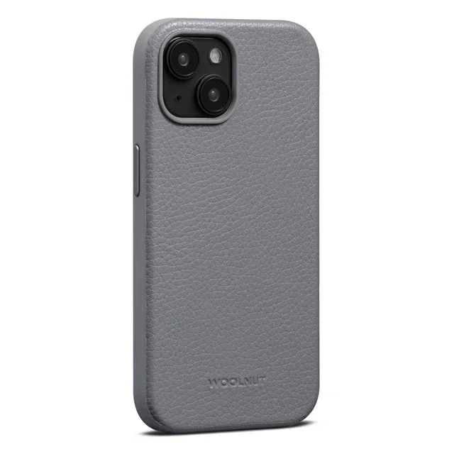 Husa de protectie Woolnut cu MagSafe pentru iPhone 15 Plus, Piele, Gri - Image 2