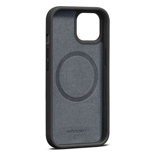 Husa de protectie Woolnut cu MagSafe pentru iPhone 15 Plus, Piele, Negru - Image 3