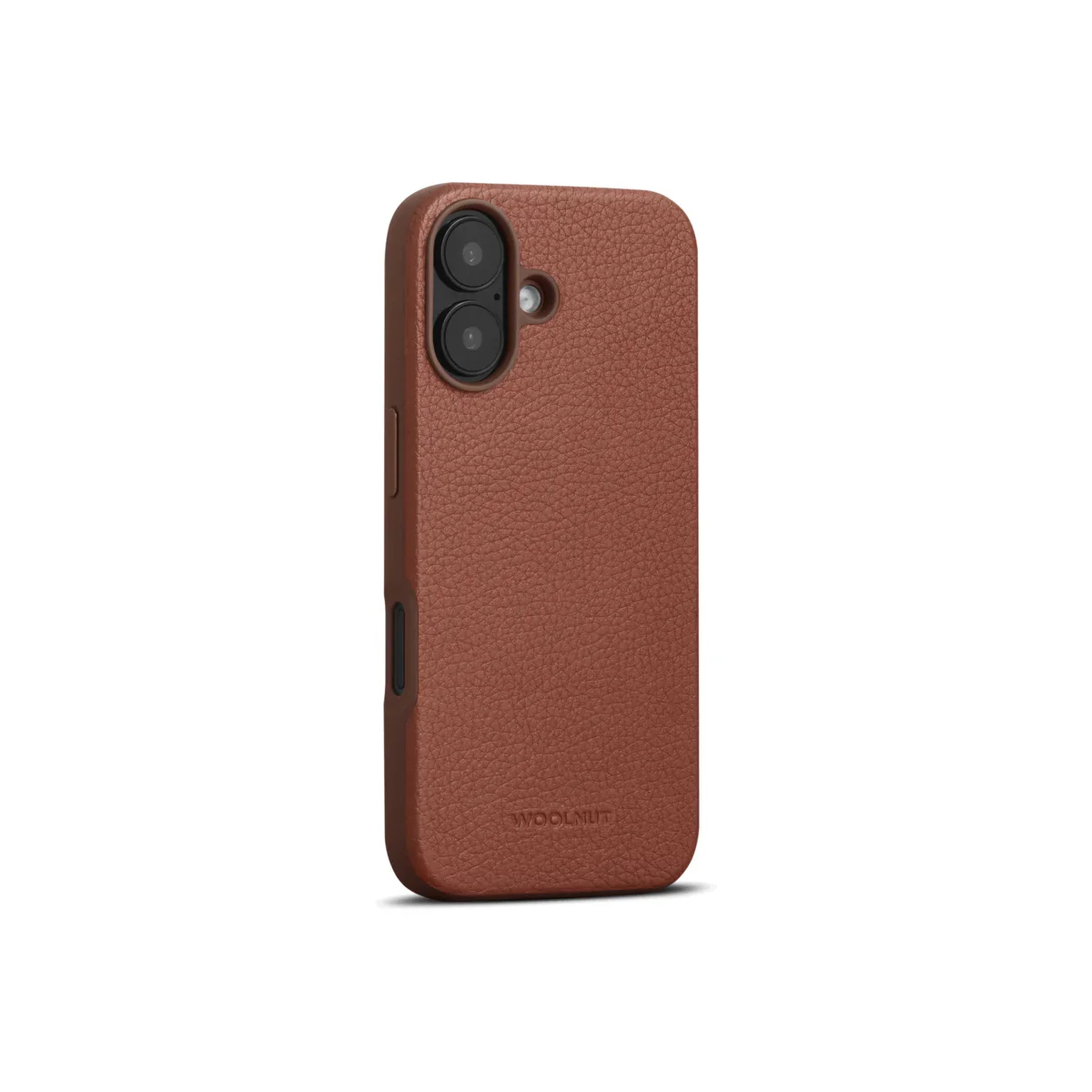 Husa de protectie Woolnut din piele pentru iPhone 16, Maro - Image 2