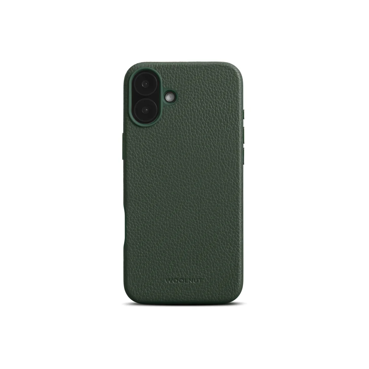 Husa de protectie Woolnut din piele pentru iPhone 16 Plus, Verde