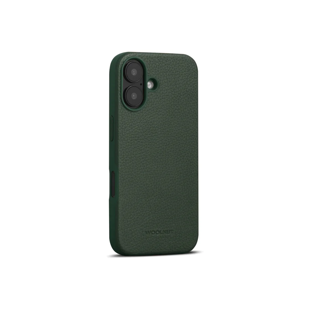 Husa de protectie Woolnut din piele pentru iPhone 16, Verde - Image 2
