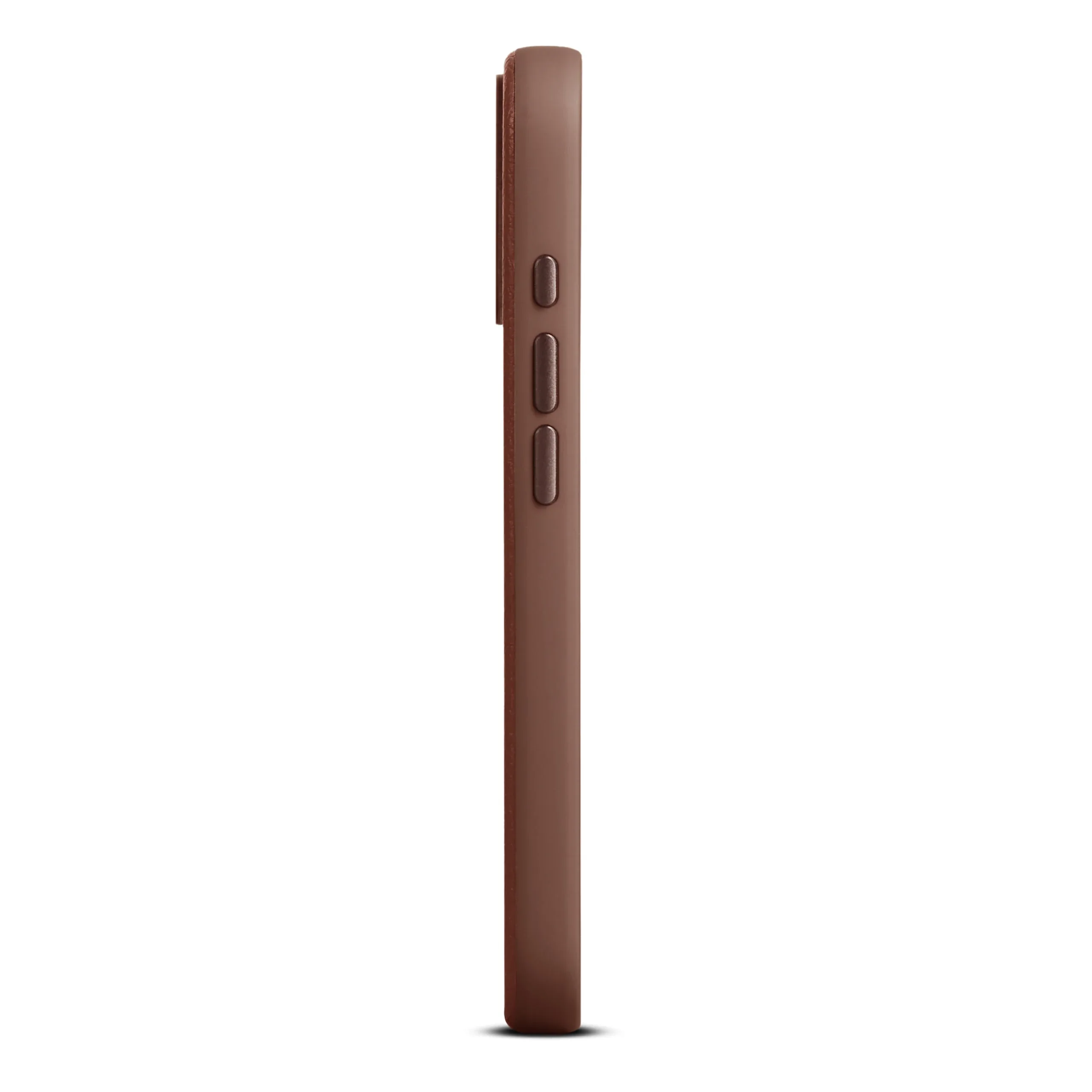 Husa de protectie Woolnut din piele pentru iPhone 17, Maro - Image 5