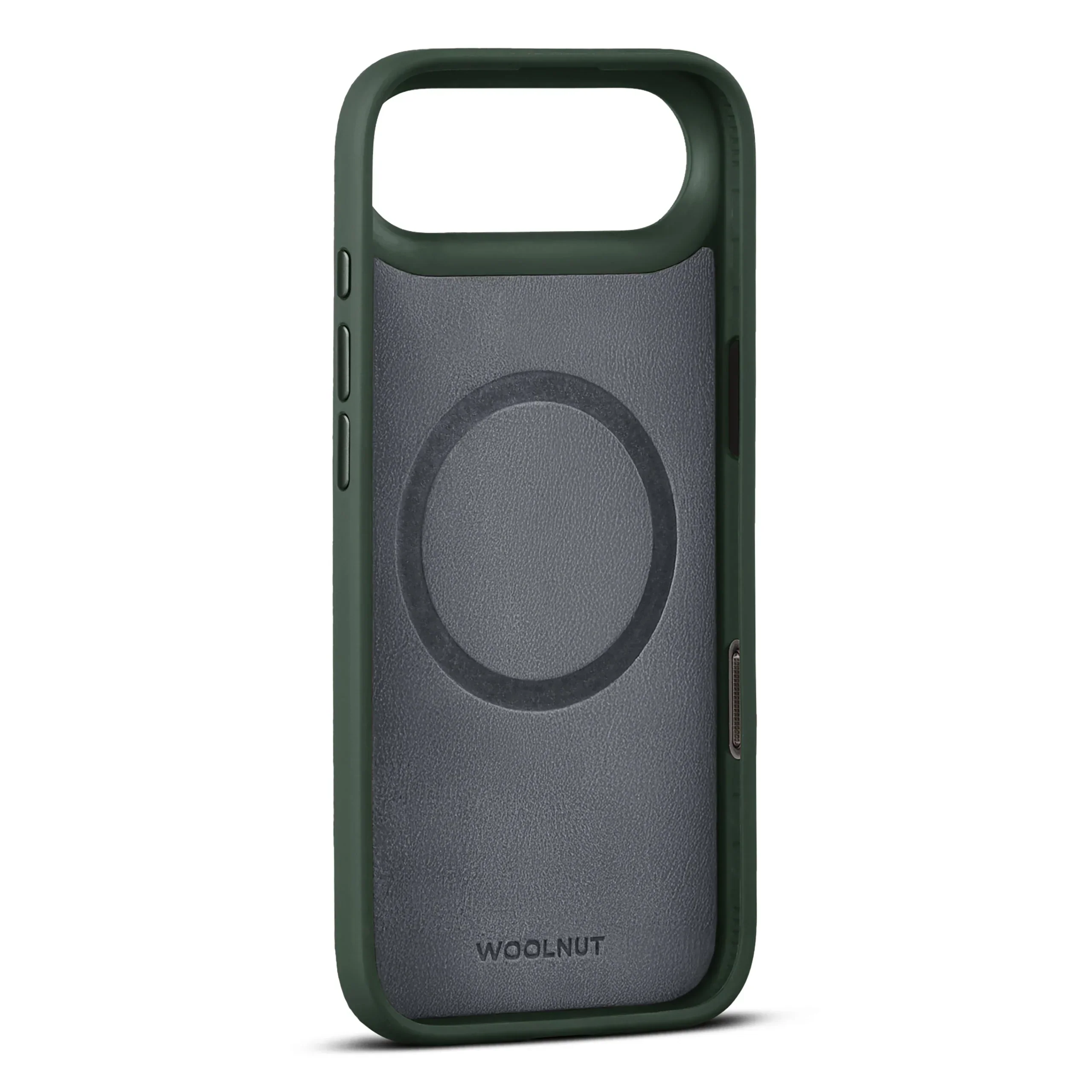 Husa de protectie Woolnut din piele pentru iPhone Air, Verde - Image 3