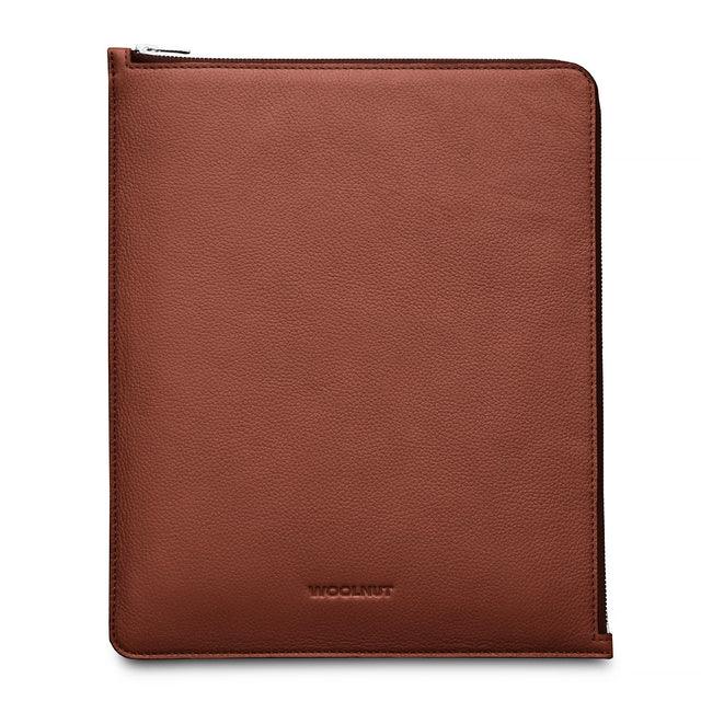 Husa de protectie Woolnut Folio pentru iPad Pro 13", Piele, Cognac