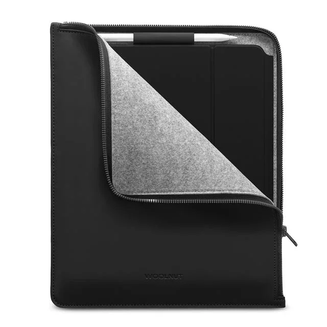 Husa de protectie Woolnut Folio pentru iPad Pro & Air 13", Negru - Image 2