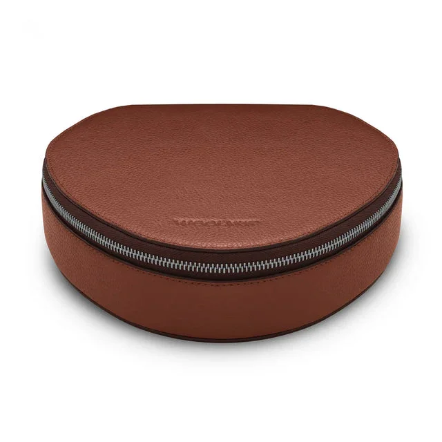 Husa de protectie Woolnut pentru AirPods Max, Piele, Cognac - Image 2