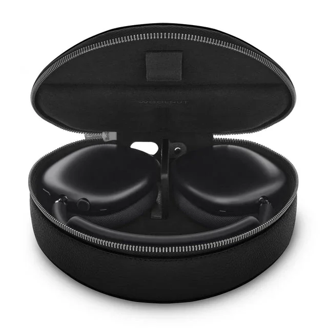 Husa de protectie Woolnut pentru AirPods Max, Piele, Negru