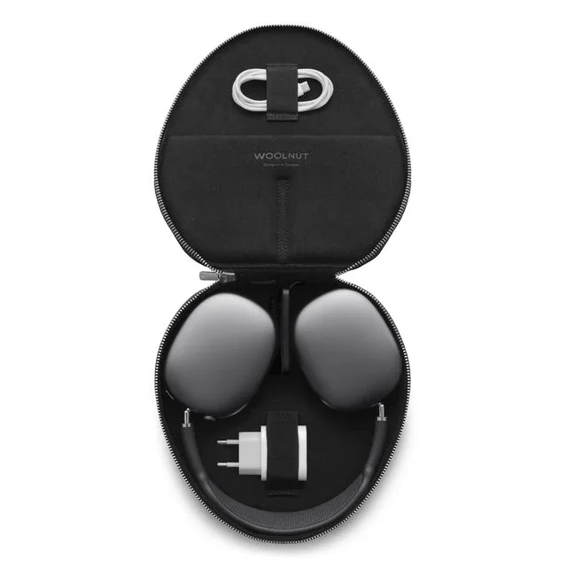 Husa de protectie Woolnut pentru AirPods Max, Piele, Negru - Image 7