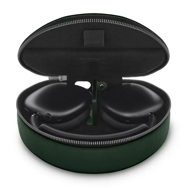 Husa de protectie Woolnut pentru AirPods Max, Piele, Verde