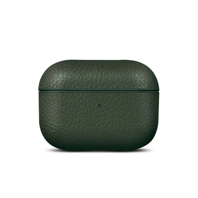 Husa de protectie Woolnut pentru AirPods Pro 3, Piele, Verde - Image 2