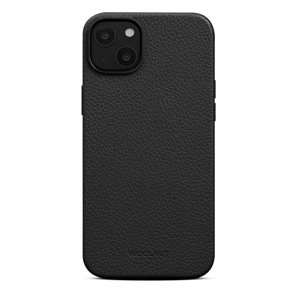 Husa de protectie Woolnut pentru iPhone 14 Plus, Piele, Negru