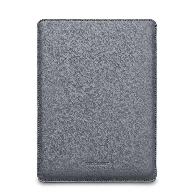 Husa de protectie Woolnut Sleeve pentru MacBook Pro 14", Piele, Gri