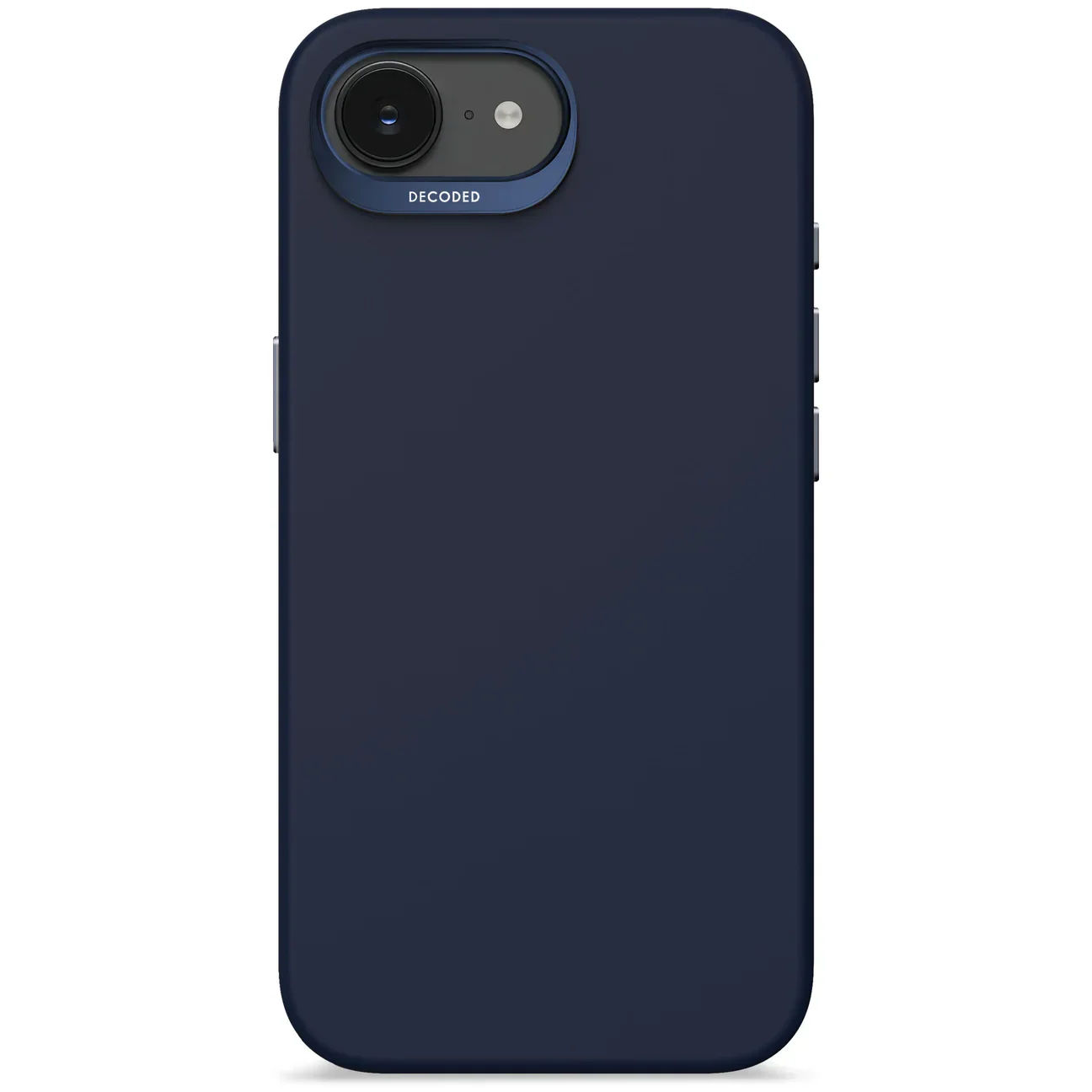 Husa Decoded anti-microbian cu MagSafe pentru iPhone 16e/17e, Silicon, Blue Navy