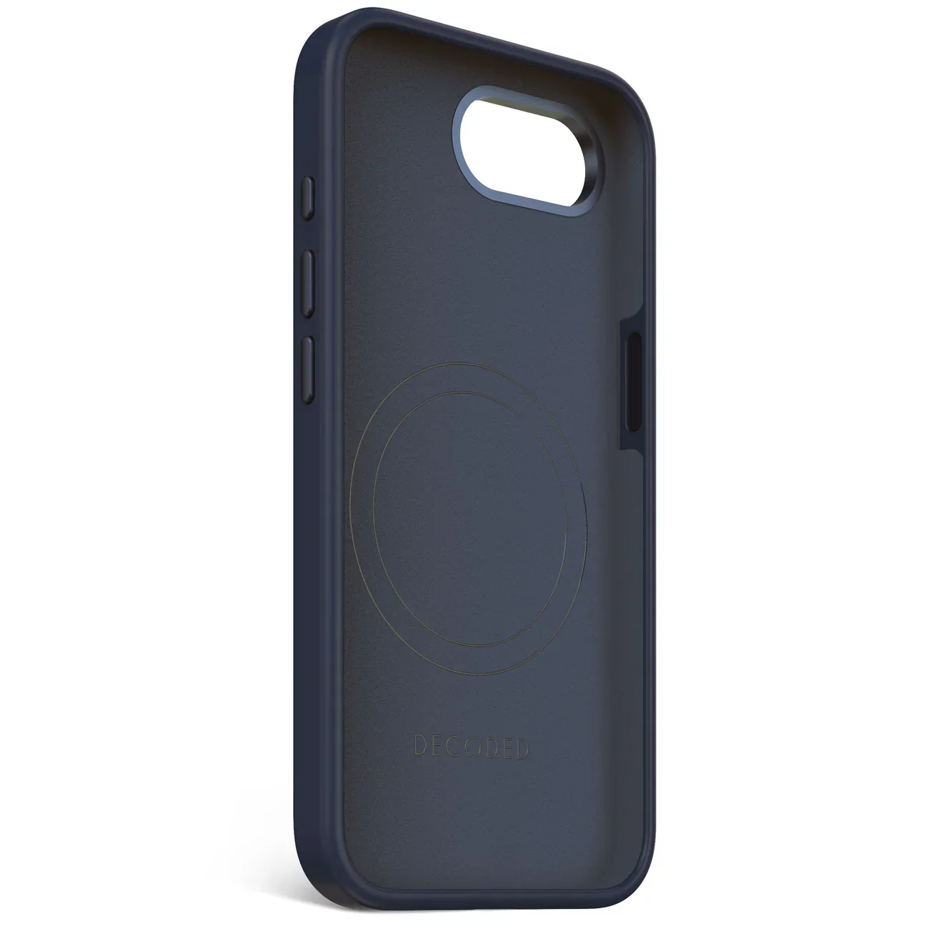 Husa Decoded anti-microbian cu MagSafe pentru iPhone 16e/17e, Silicon, Blue Navy - Image 3