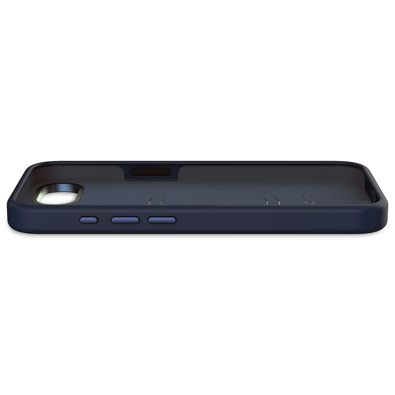 Husa Decoded anti-microbian cu MagSafe pentru iPhone 16e/17e, Silicon, Blue Navy - Image 5