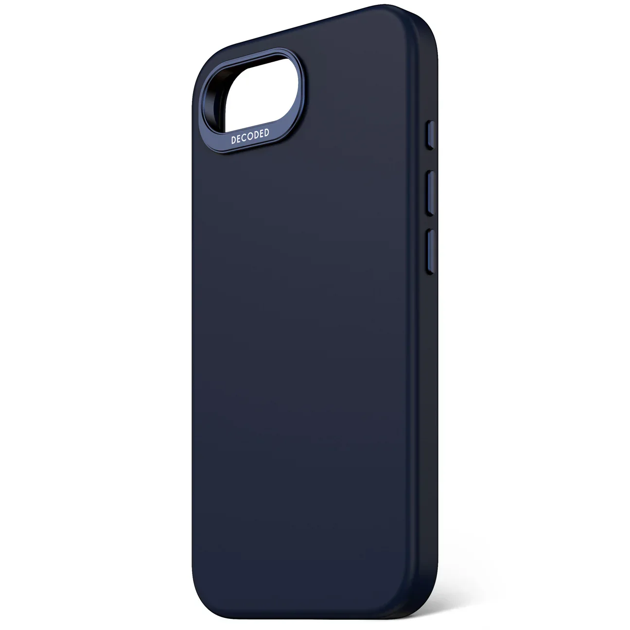 Husa Decoded anti-microbian cu MagSafe pentru iPhone 16e/17e, Silicon, Blue Navy - Image 6