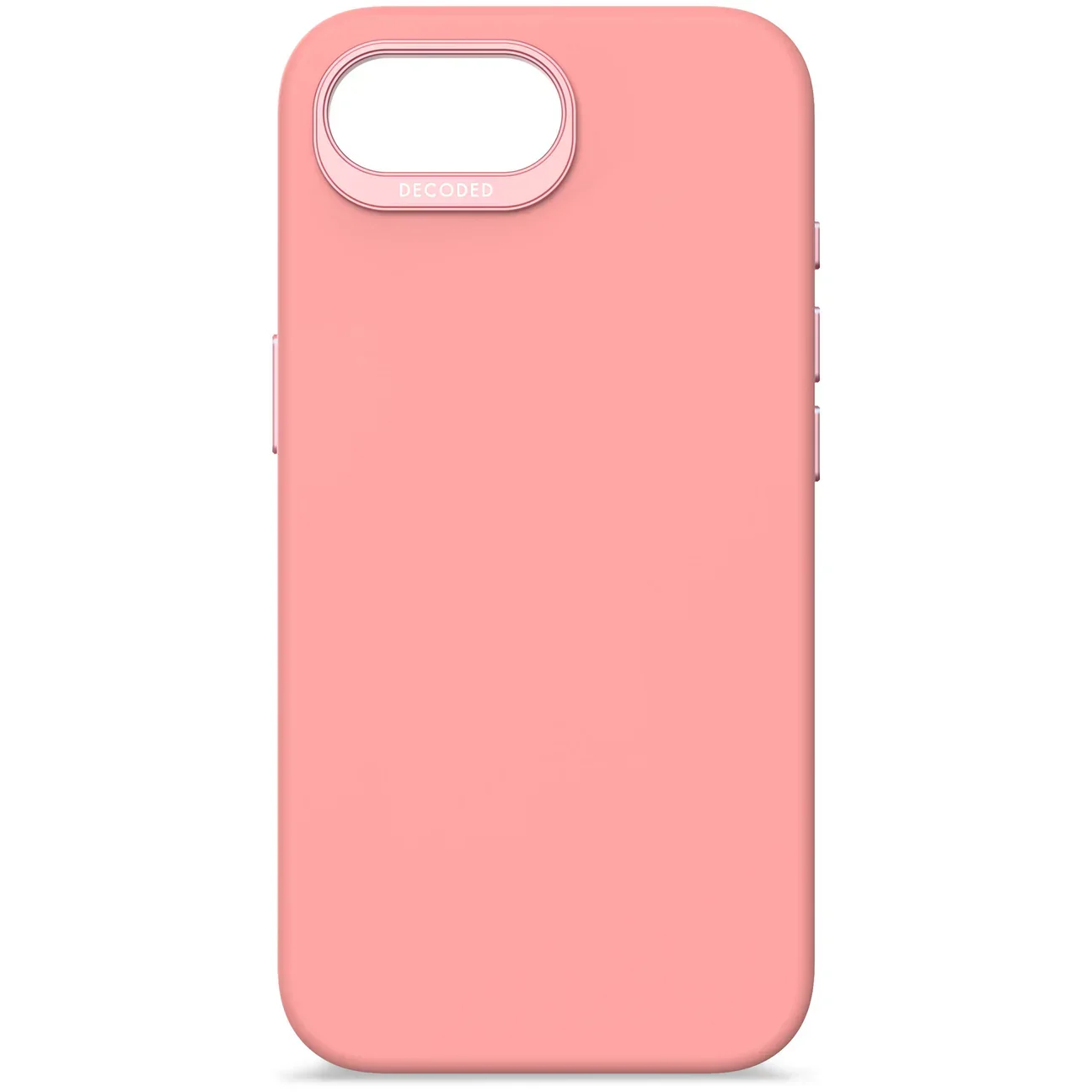 Husa Decoded anti-microbian cu MagSafe pentru iPhone 16e/17e, Silicon, BubbleGum Pink - Image 5