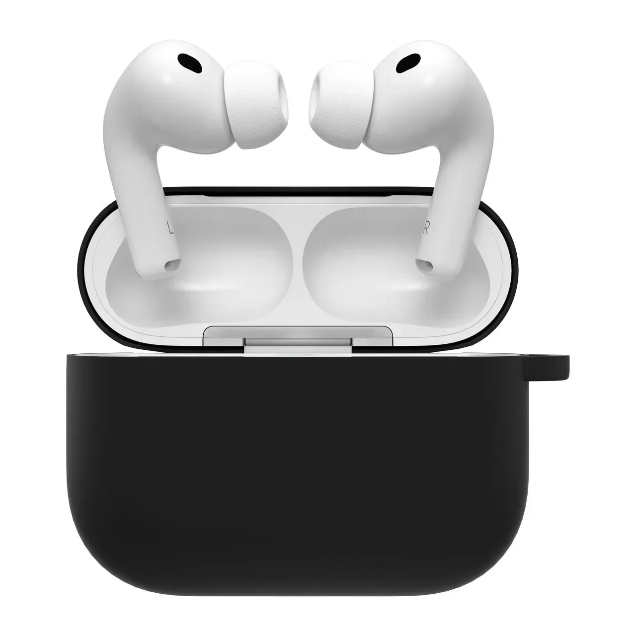 Husa din silicon NOA pentru AirPods Pro 3 (2025), Negru - Image 3
