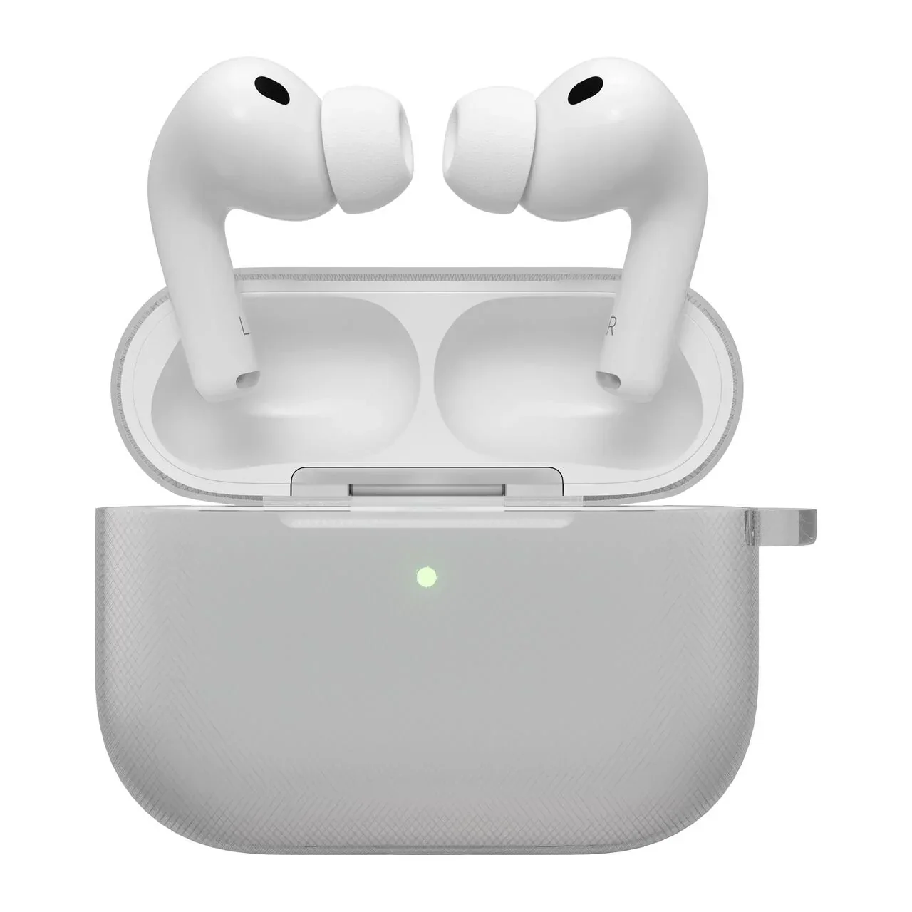 Husa din silicon NOA pentru AirPods Pro 3 (2025), Transparent - Image 3