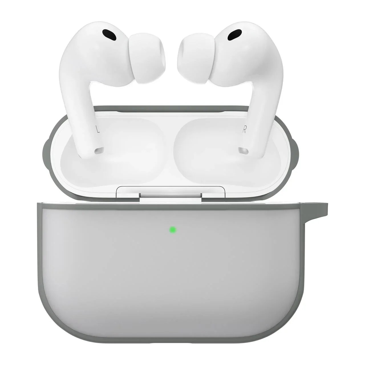Husa din TPU NOA pentru AirPods Pro 3 (2025), Gri - Image 3