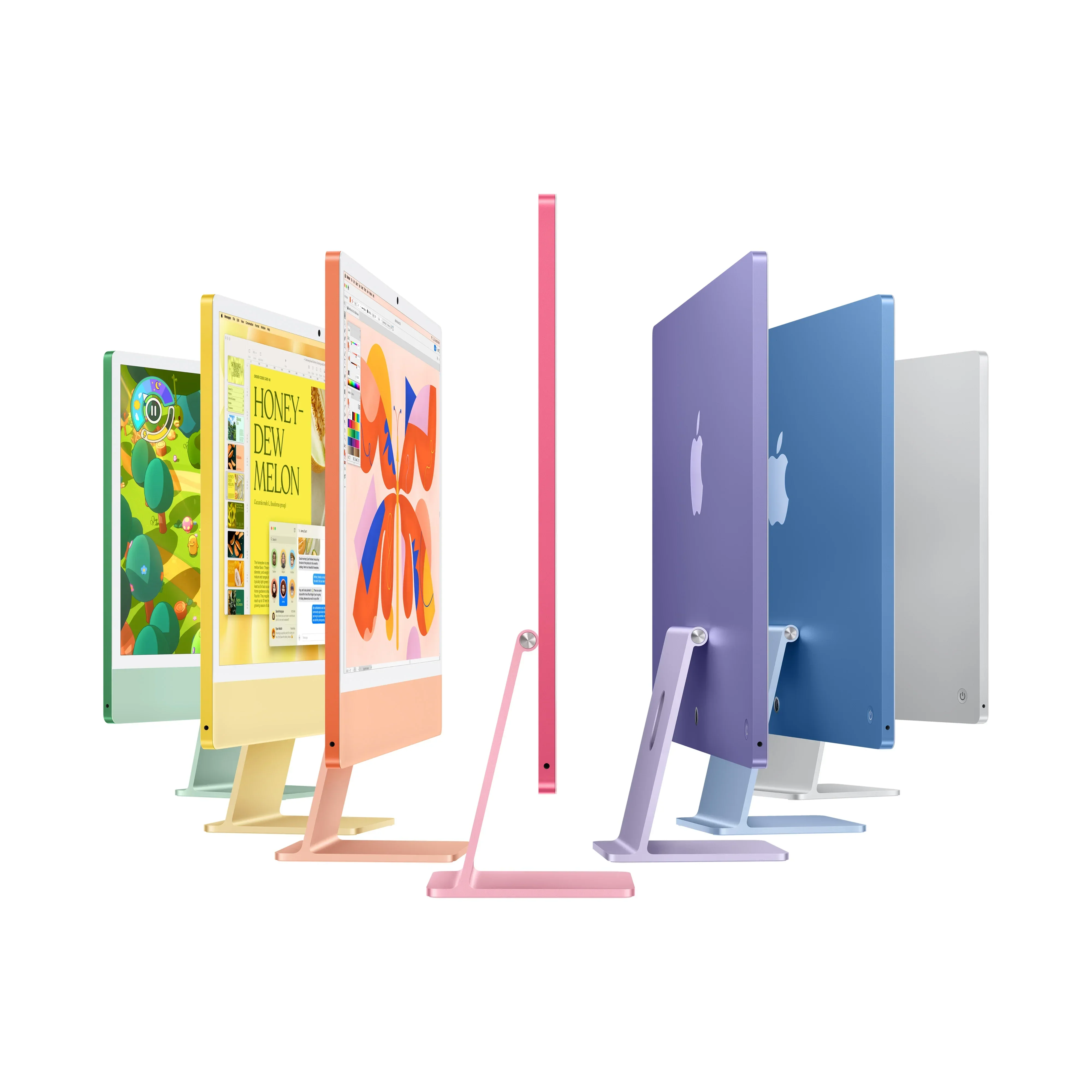 iMac 24" cu procesor Apple M4, 24", Retina 4.5K, 10 nuclee CPU si 10 nuclee GPU, 16GB, 512GB SSD, Argintiu, INT KB - Image 4