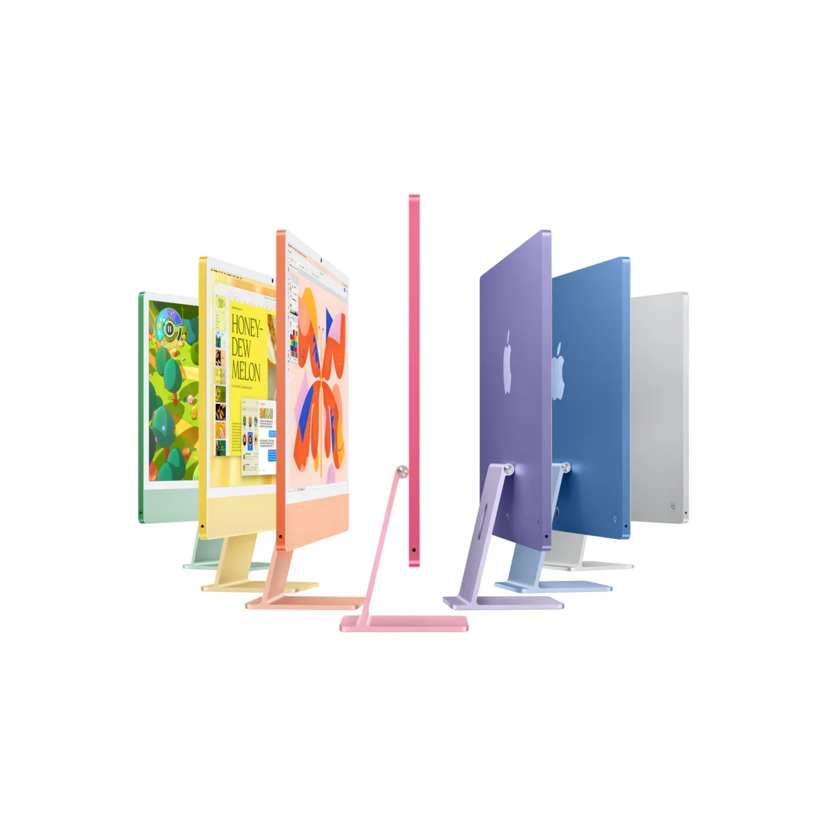 iMac 24" cu procesor Apple M4, 24", Retina 4.5K, 10 nuclee CPU si 10 nuclee GPU, 16GB, 512GB SSD, Verde, US KB - Image 4