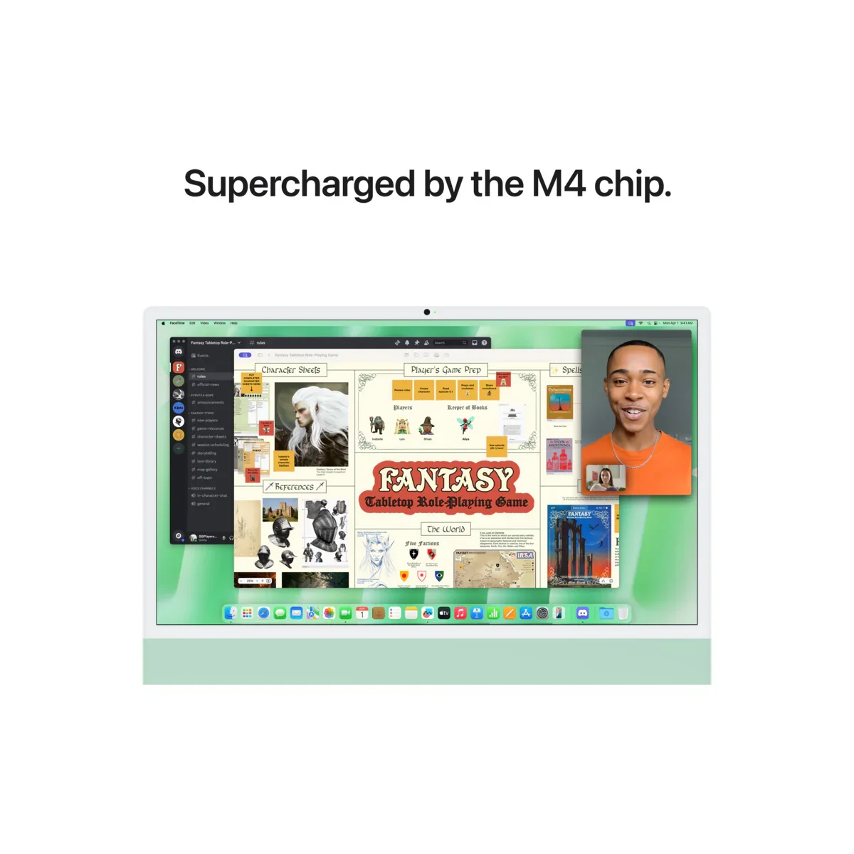 iMac 24" cu procesor Apple M4, 24", Retina 4.5K, 10 nuclee CPU si 10 nuclee GPU, 16GB, 512GB SSD, Verde, US KB - Image 5