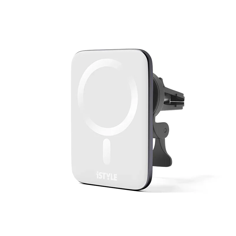 Incarcator auto ISTYLE Ultrathin Wireless cu MagSafe, Alb - Image 2