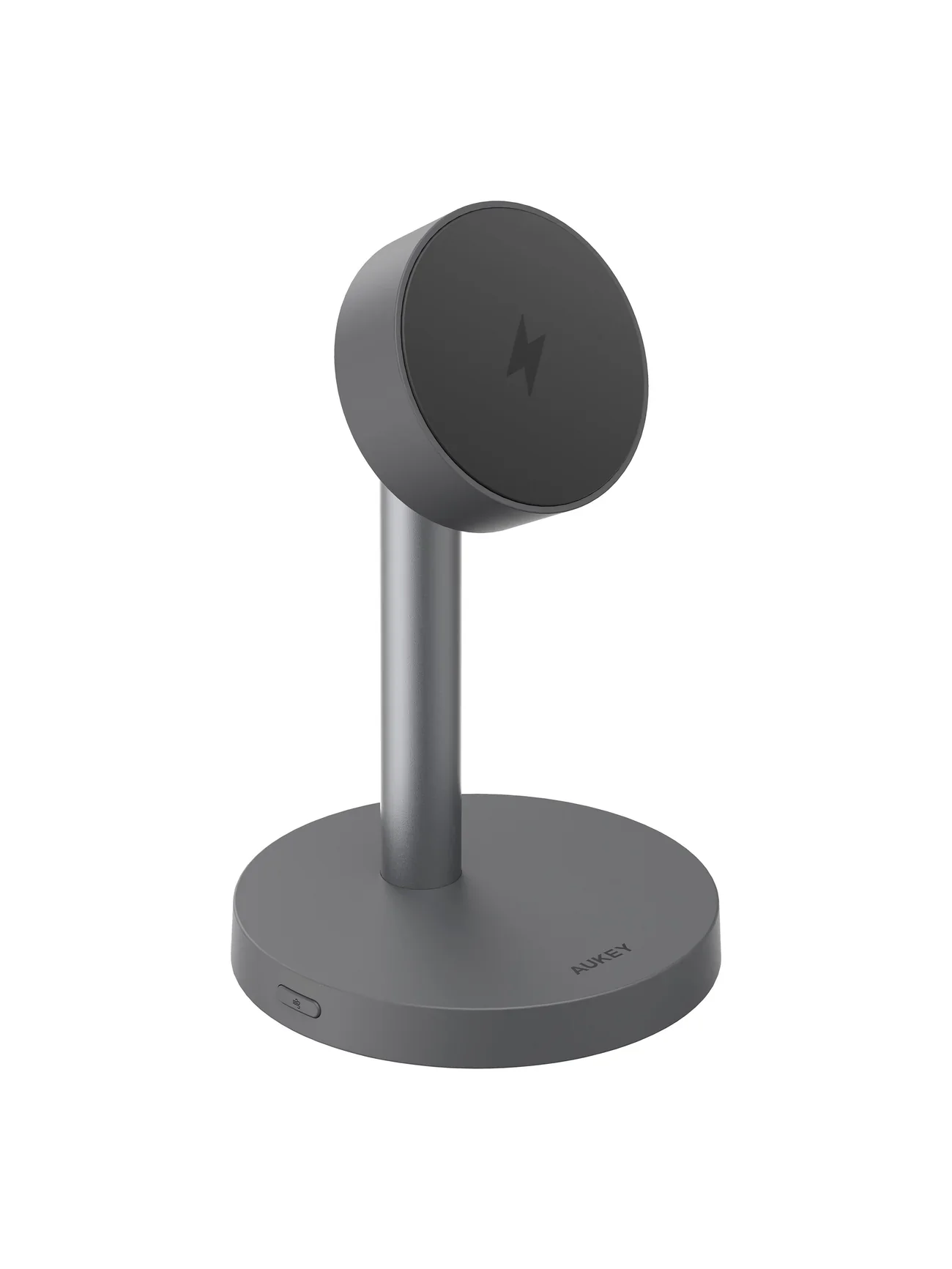Incarcator wireless AUKEY 1X, Qi2.2, Unghi ajustabil, Negru