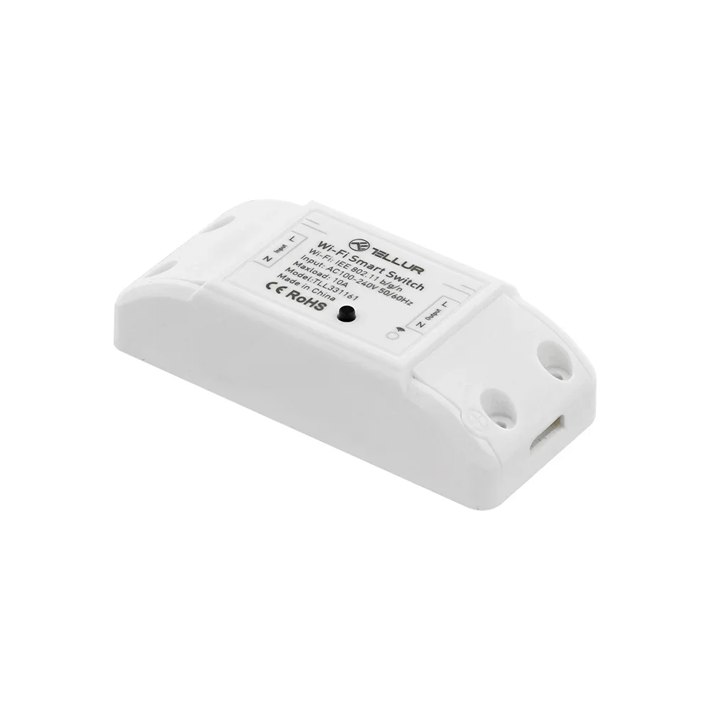 Intrerupator WiFi Tellur, de linie, 2200W, Alb