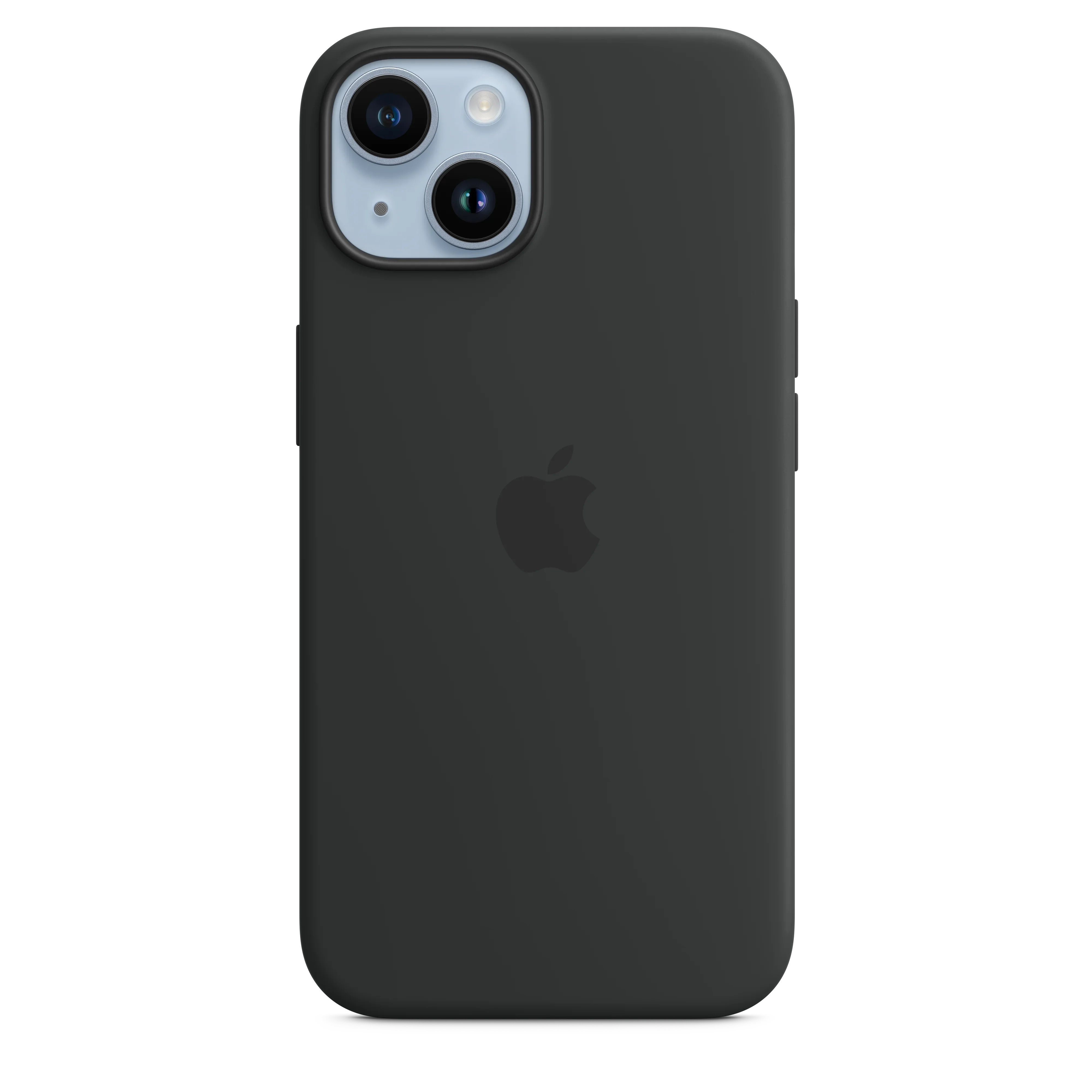 Husa de protectie Apple cu MagSafe pentru iPhone 14, Silicon, Negru