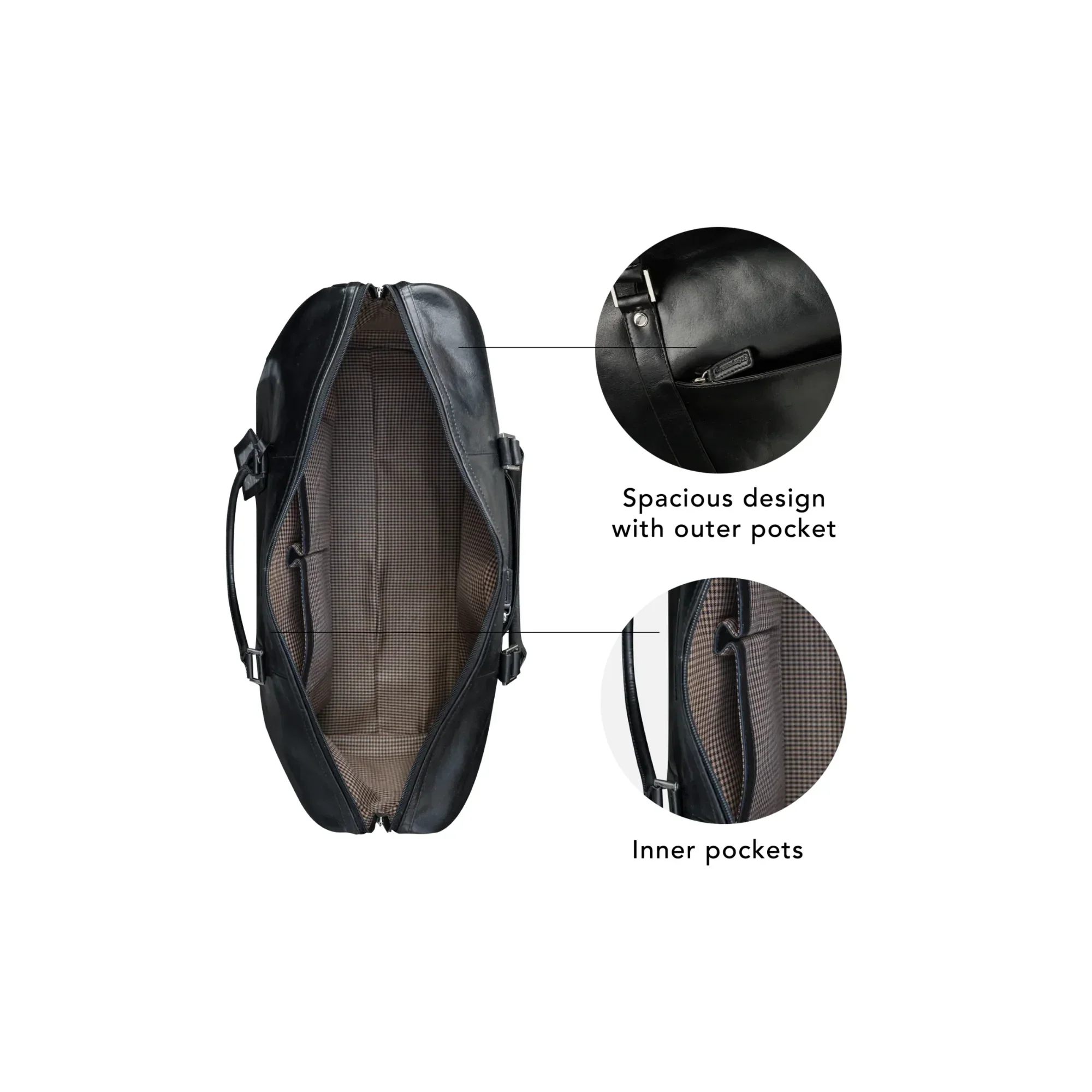 Geanta dBramante1928 Kastrup 2 Weekender Bag, Negru - Image 2