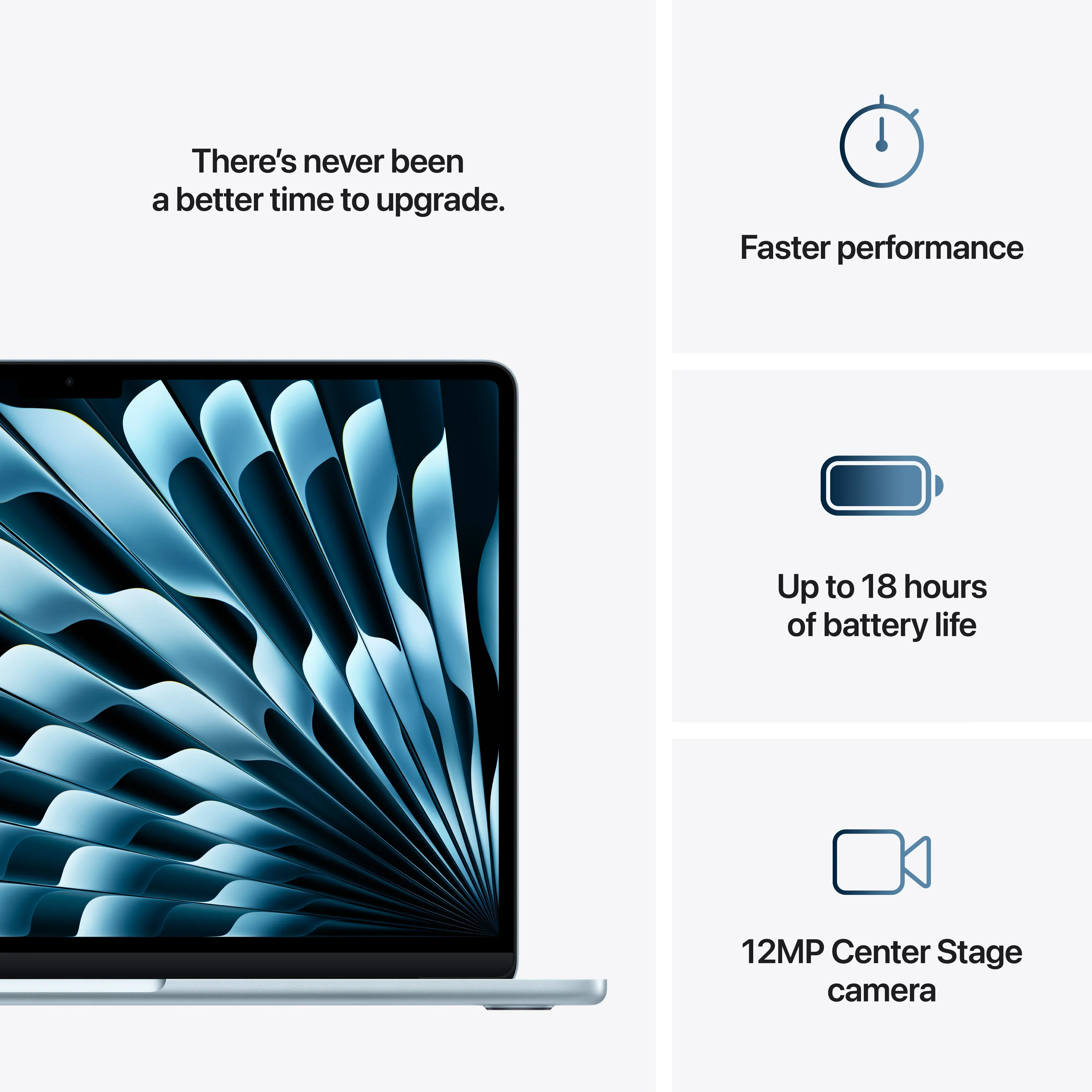 MacBook Air 13", procesor Apple M4, 10 nuclee CPU si 10 nuclee GPU, 24GB, 512GB, Sky Blue, INT KB - Image 10