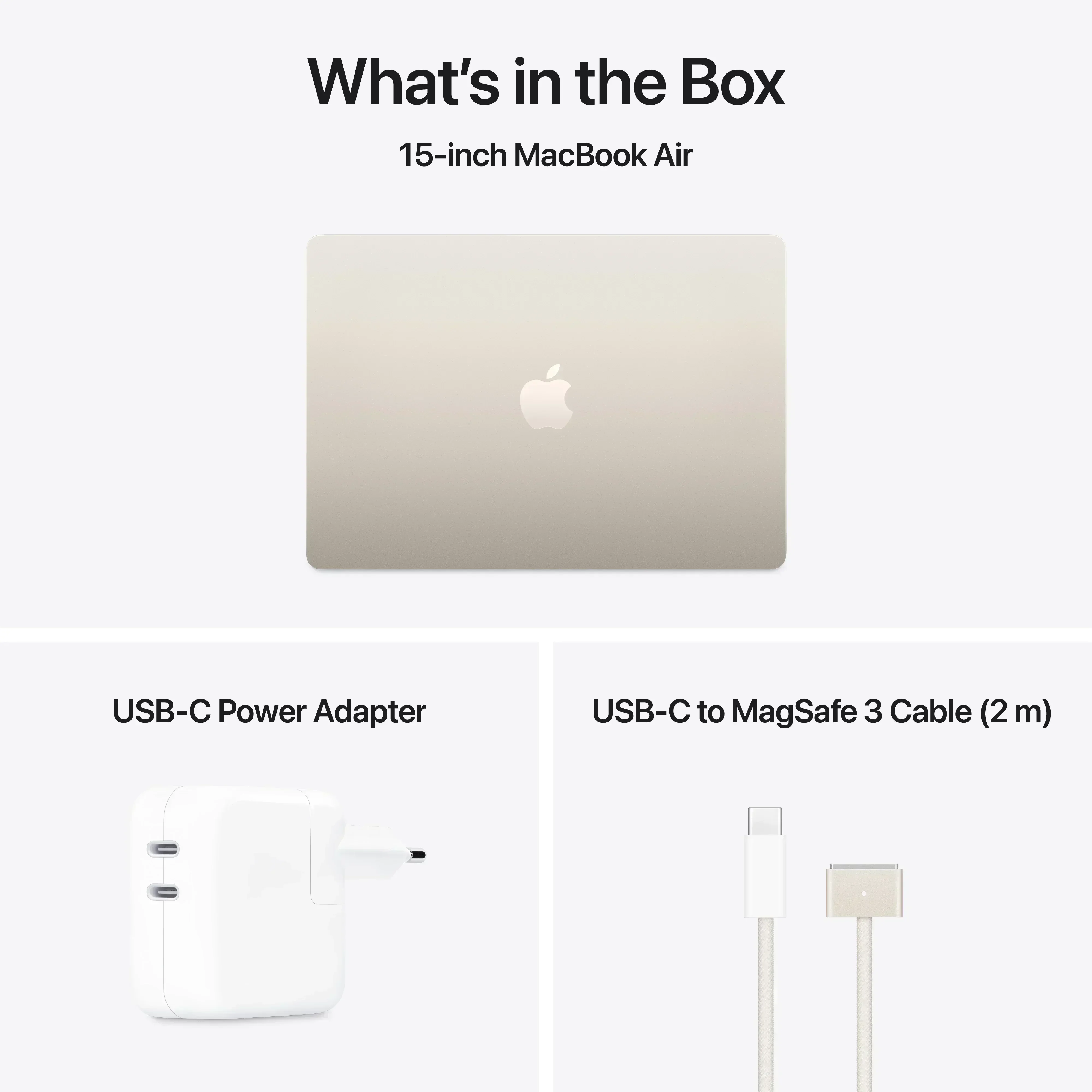 MacBook Air 15", procesor Apple M4, 10 nuclee CPU si 10 nuclee GPU, 16GB, 256GB, Starlight, INT KB - Image 11