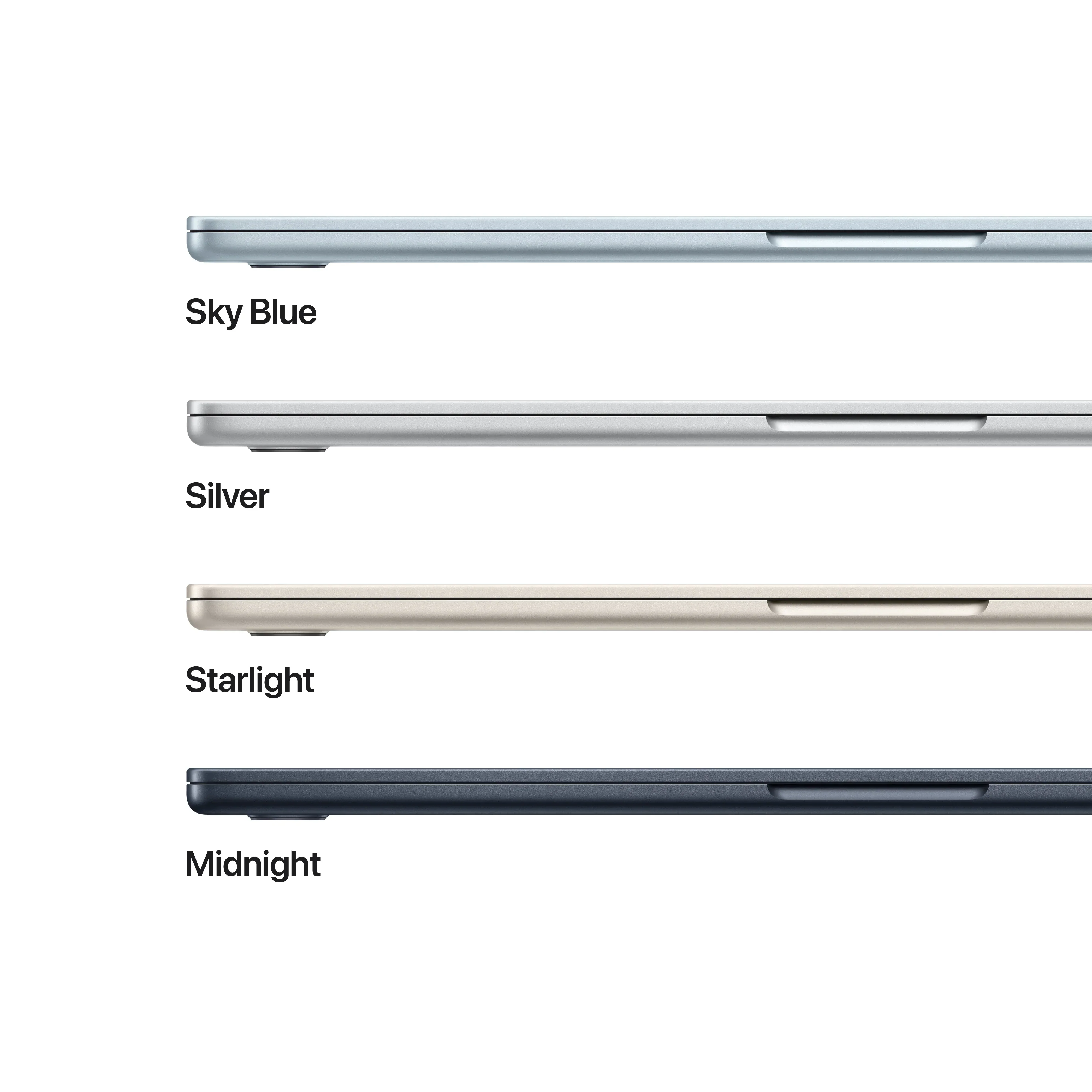 MacBook Air 15", procesor Apple M4, 10 nuclee CPU si 10 nuclee GPU, 16GB, 512GB, Sky Blue, INT KB - Image 3