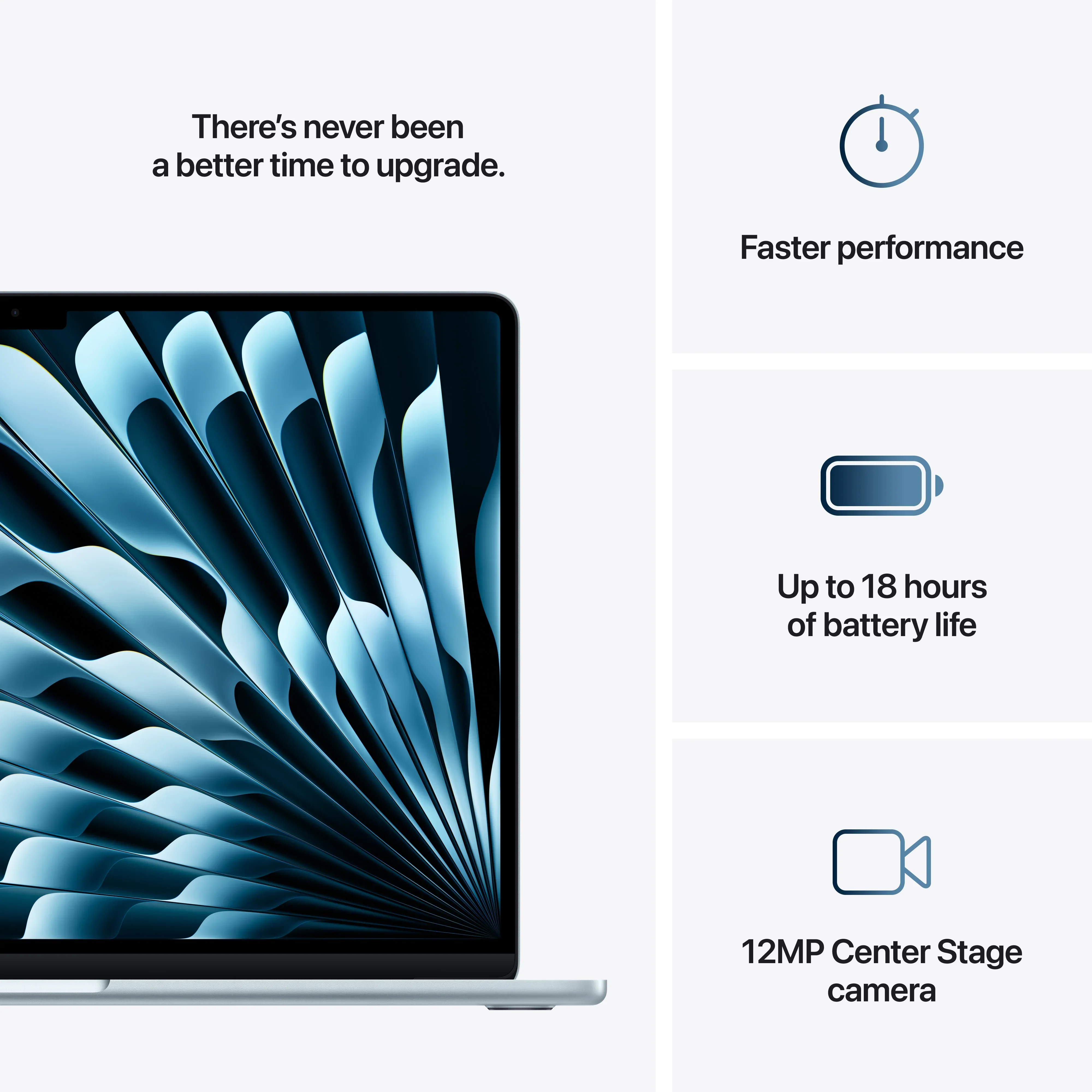 MacBook Air 15", procesor Apple M4, 10 nuclee CPU si 10 nuclee GPU, 24GB, 512GB, Sky Blue, INT KB - Image 10