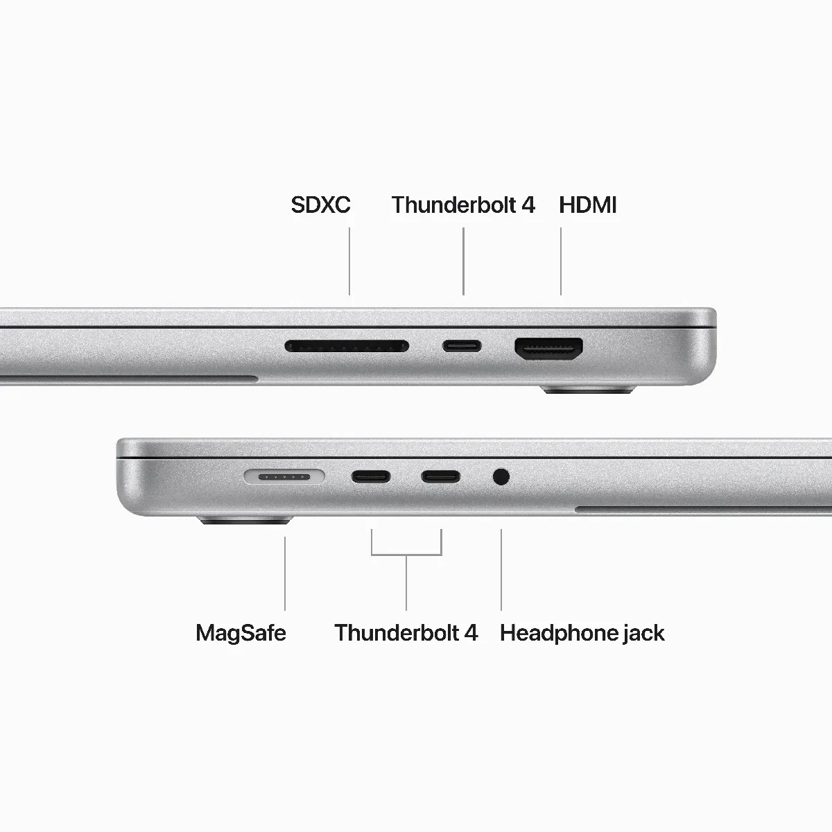 MacBook Pro 16", procesor Apple M3 Max, 14 nuclee CPU si 30 nuclee GPU, 1TB SSD, Silver - Image 6