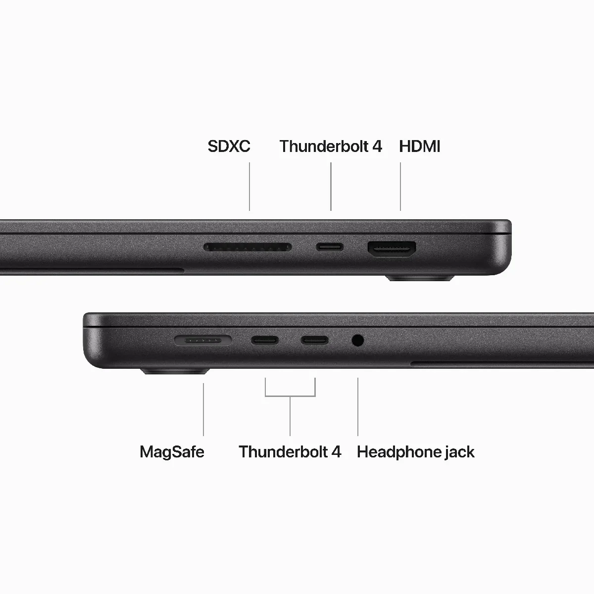 MacBook Pro 16", procesor Apple M3 Max, 14 nuclee CPU si 30 nuclee GPU, 1TB SSD, Space Black - Image 6