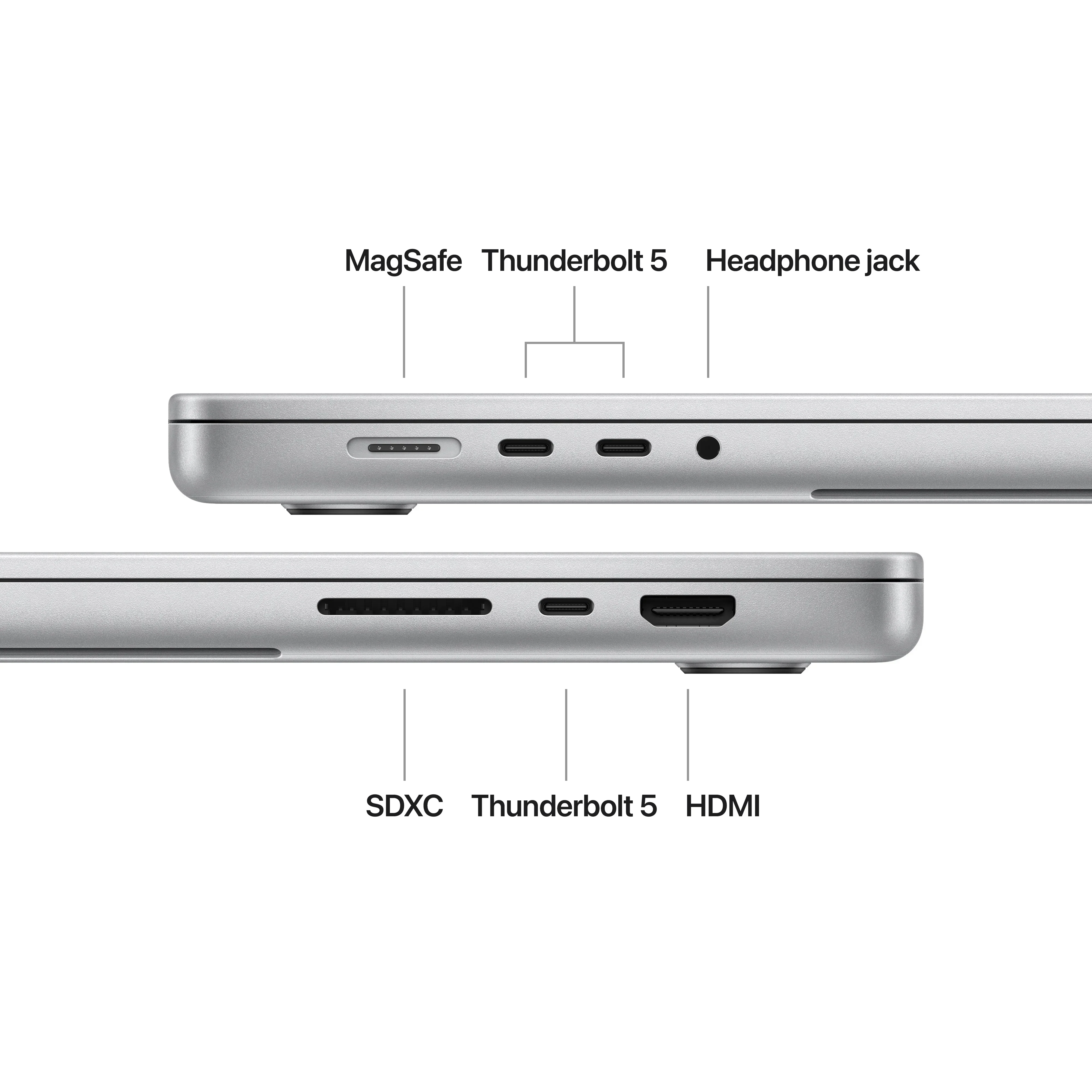 MacBook Pro 16", procesor Apple M4 Max, 14 nuclee CPU si 32 nuclee GPU, 36GB, 1TB SSD, Silver - Image 7