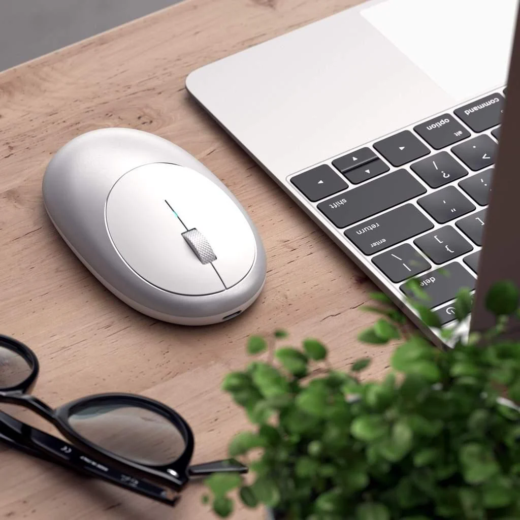 Mouse Satechi Bluetooth M1, 1200 dpi, Silver - Image 2