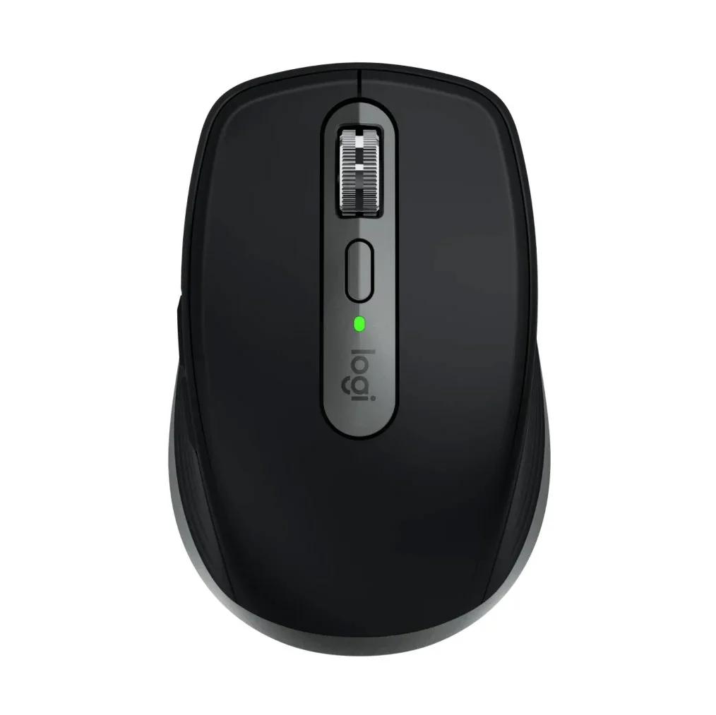 Mouse wireless Logitech MX Anywhere 3S for Mac, Bluetooth, Scroll MagSpeed, Multidevice, USB-C, Negru