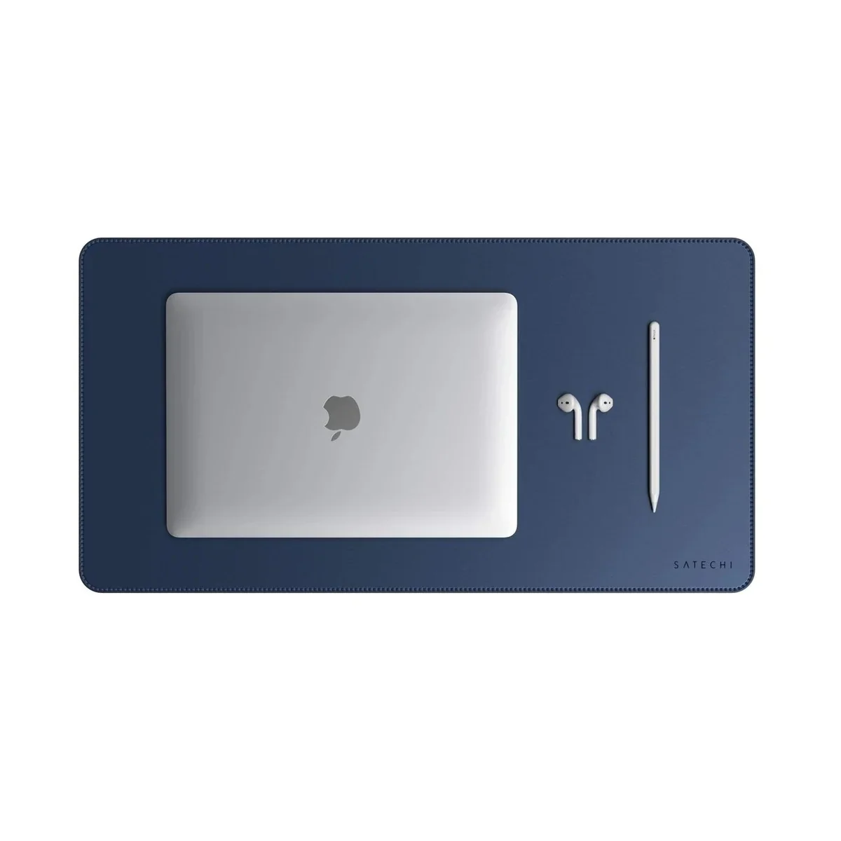 Mousepad Satechi DeskMate, Piele ecologica, Albastru - Image 9