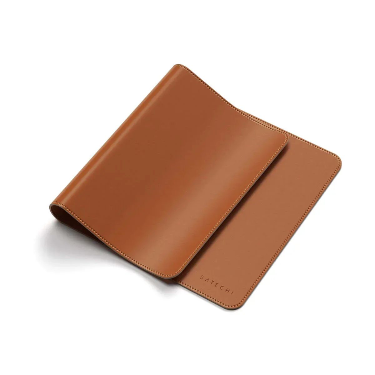 Mousepad Satechi DeskMate, Piele ecologica, Maro - Image 8