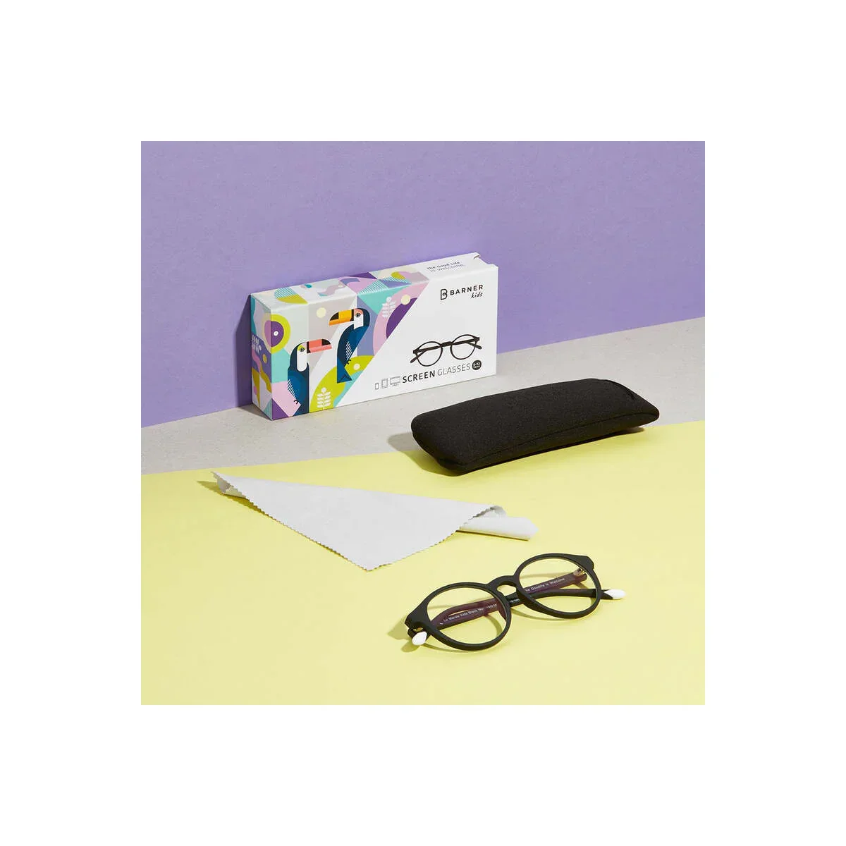 Ochelari BARNER de protectie pentru laptop pentru copii Le Marais, Negru - Image 4