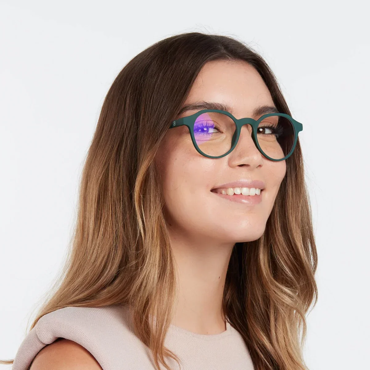 Ochelari BARNER de protectie pentru laptop Chamberi, Verde inchis - Image 8
